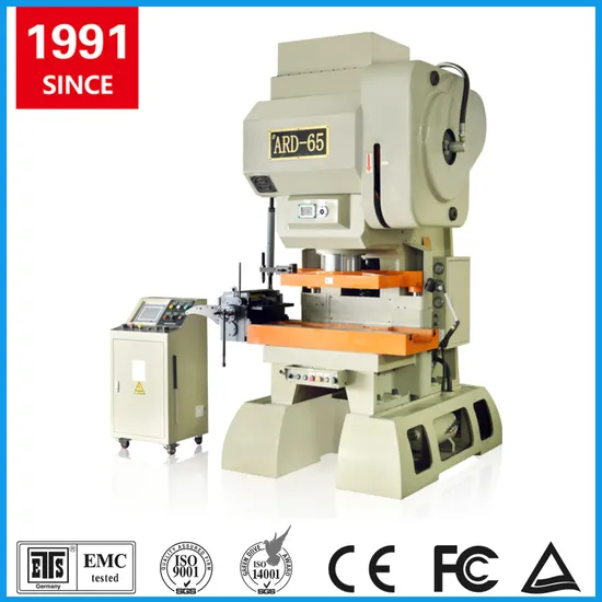 Machine de presse d'emboutissage de métal de précision à grande vitesse 65t